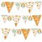 Big Dot of Happiness Little Pumpkin - DIY Fall Birthday Party or Baby Shower Pennant Garland Decoration - Triangle Banner - 30 Pieces